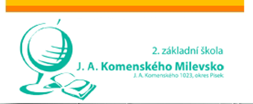 2. ZŠ J. A. Komenského Milevsko logo