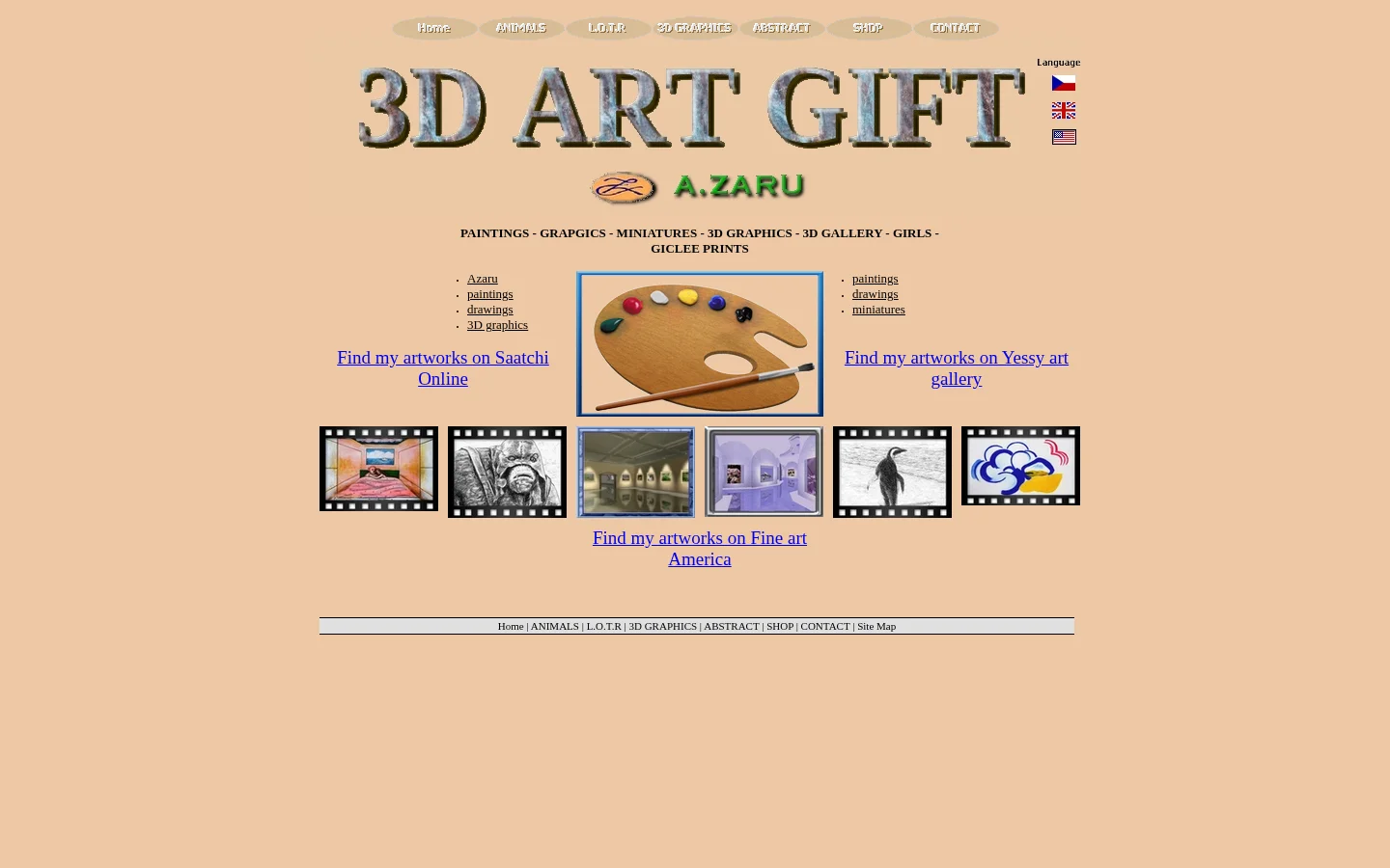 Rudolf Zamazal - 3D Art Gift website