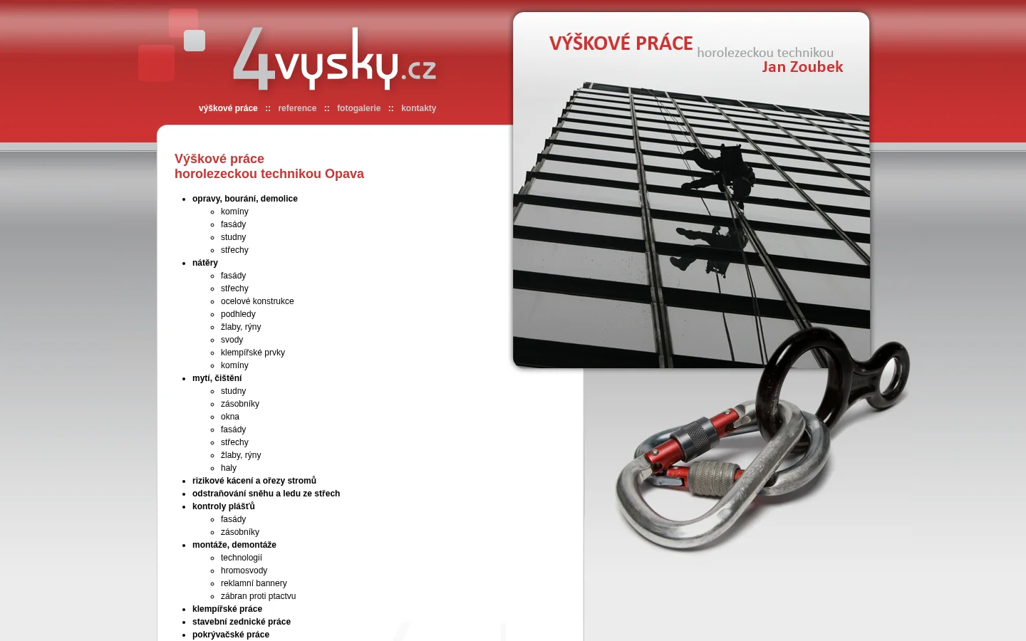 Jan Zoubek website
