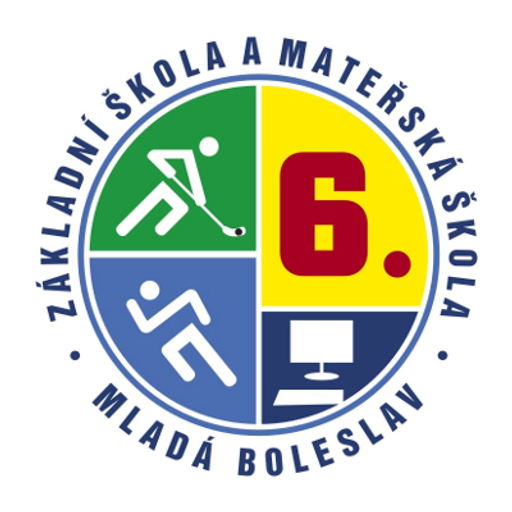 6. ZŠ a MŠ Mladá Boleslav logo