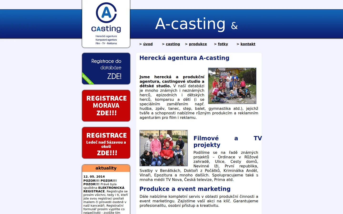 A-casting website