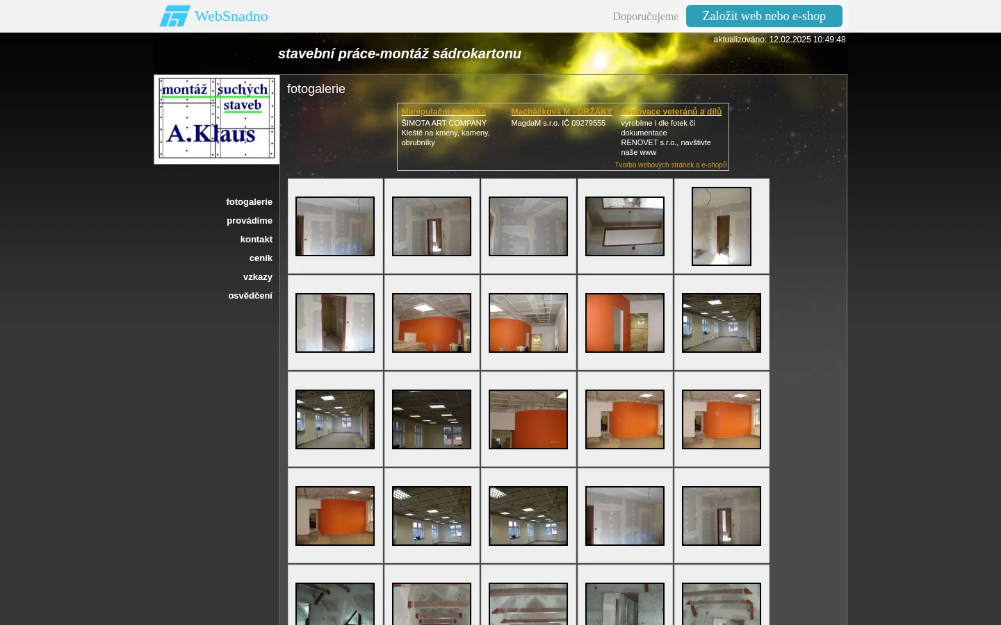 Alfred Klaus website