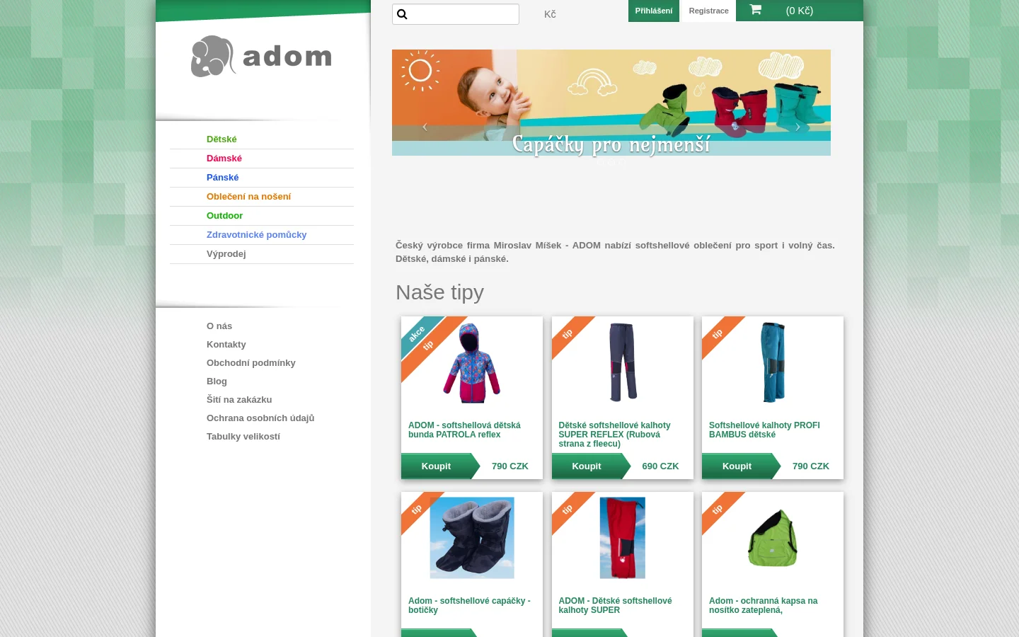 Adom.cz website