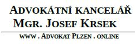 Mgr. Josef Krsek, advokátní kancelář logo