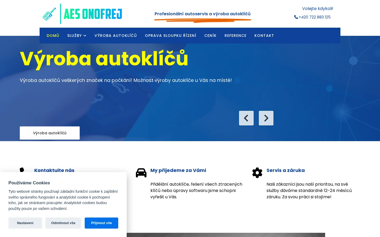 AES Onofrej website