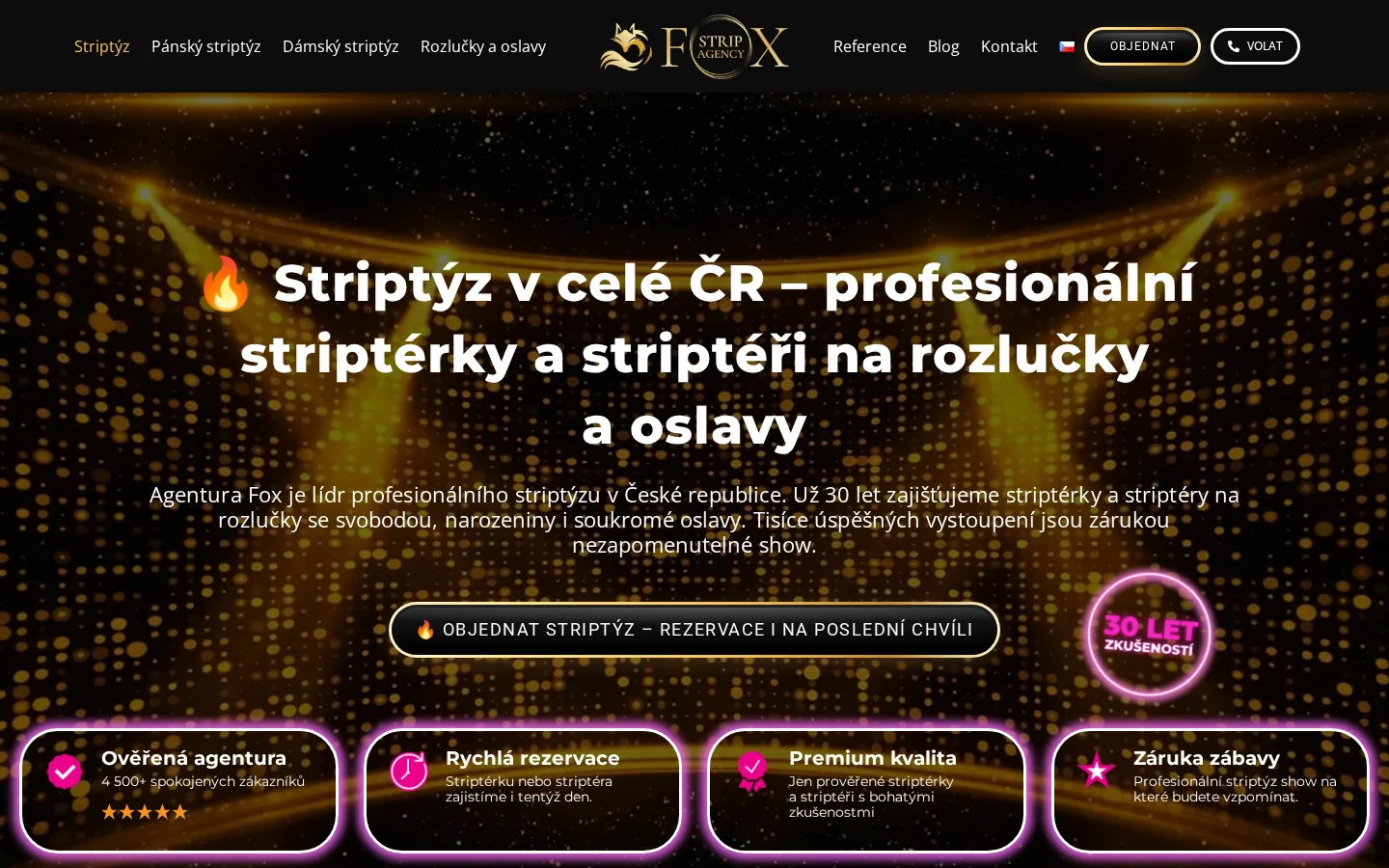 Agentura Fox website