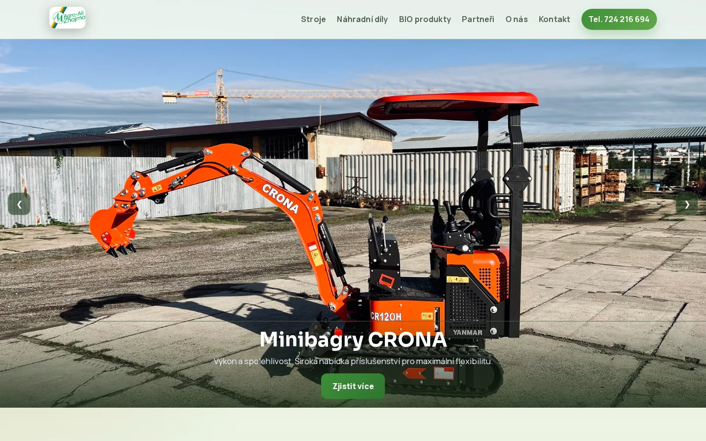 AGRO ALI, spol. s r.o. website