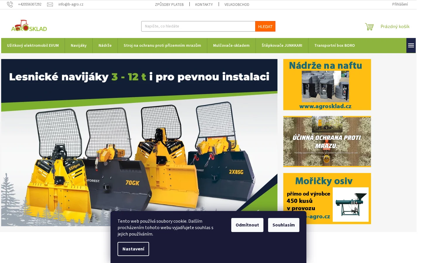 Agrosklad.cz website