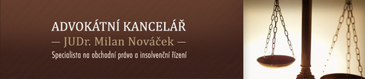 JUDr. Milan Nováček, advokát logo