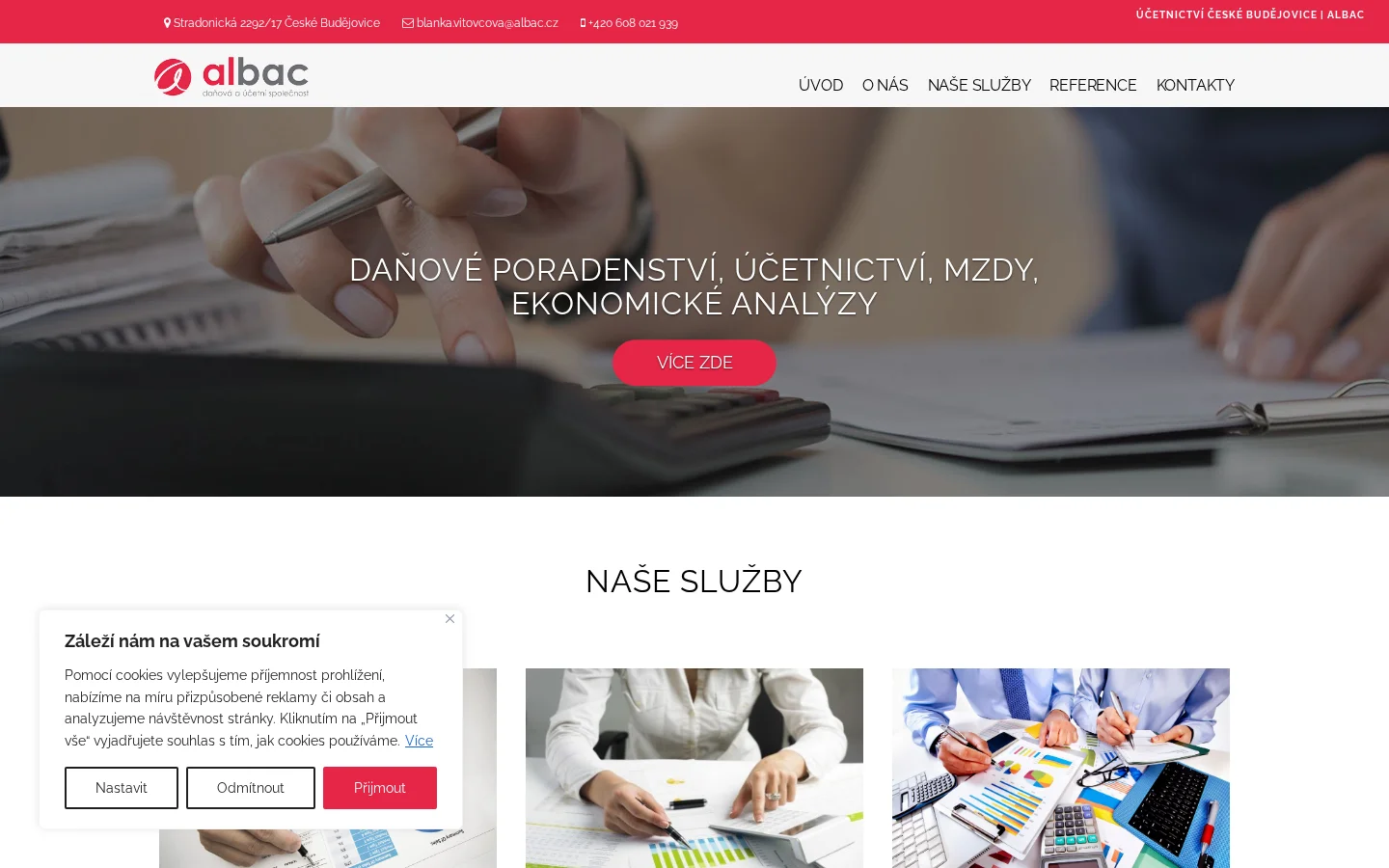 Daňový poradce ev. č. 04681 Ing. Blanka Vítovcová website
