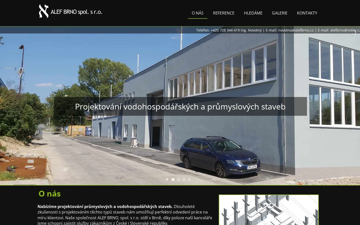 ALEF BRNO, spol. s r.o. website
