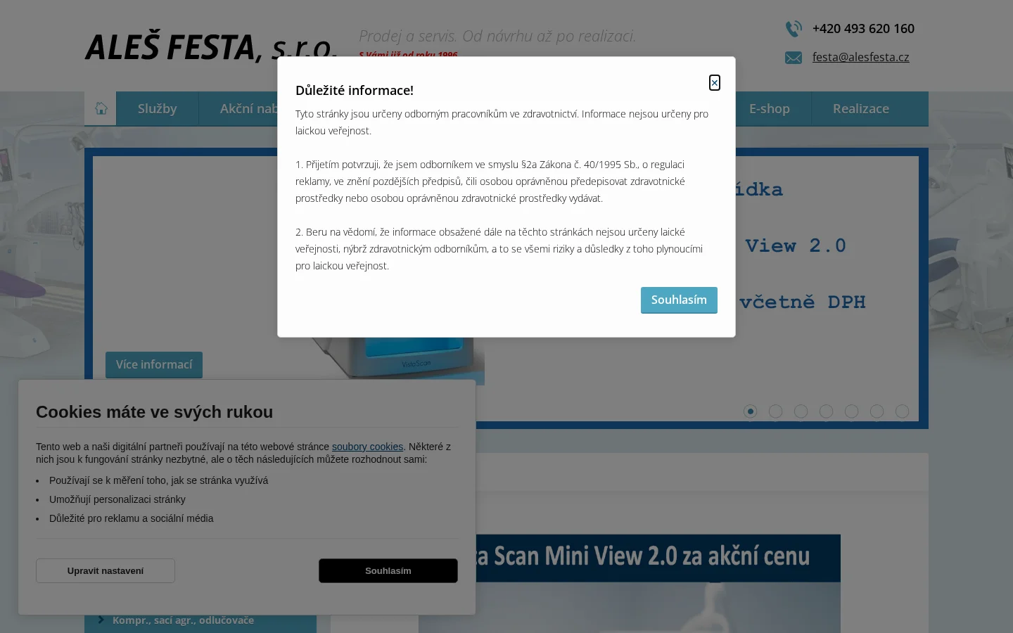 ALEŠ FESTA, s.r.o. website