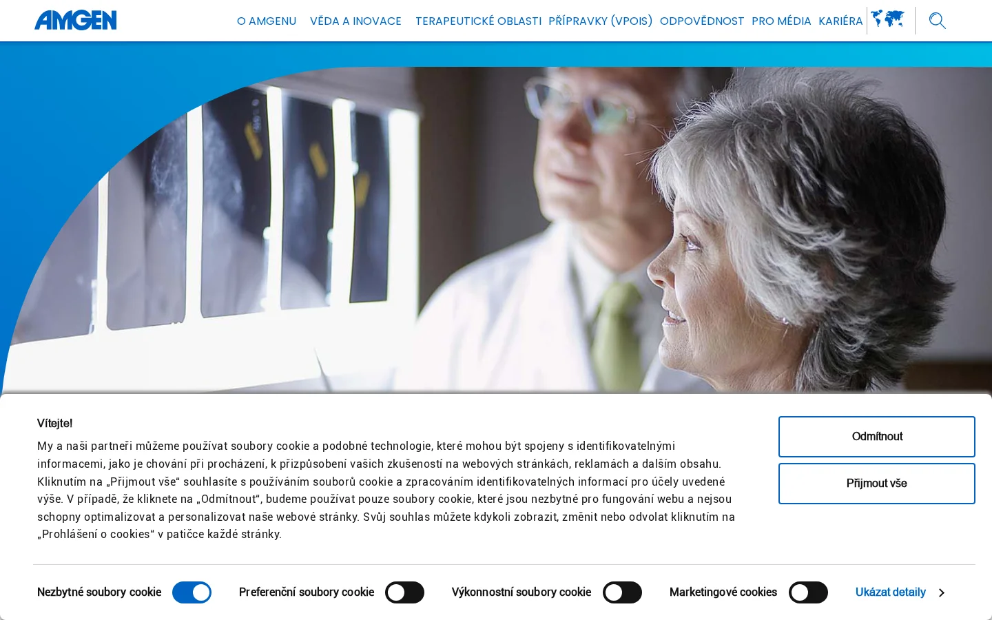 Amgen, s.r.o. website