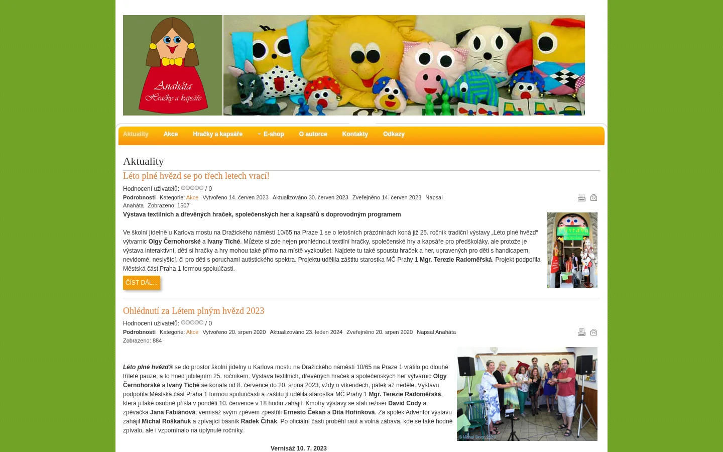 PaedDr. Olga Černohorská website