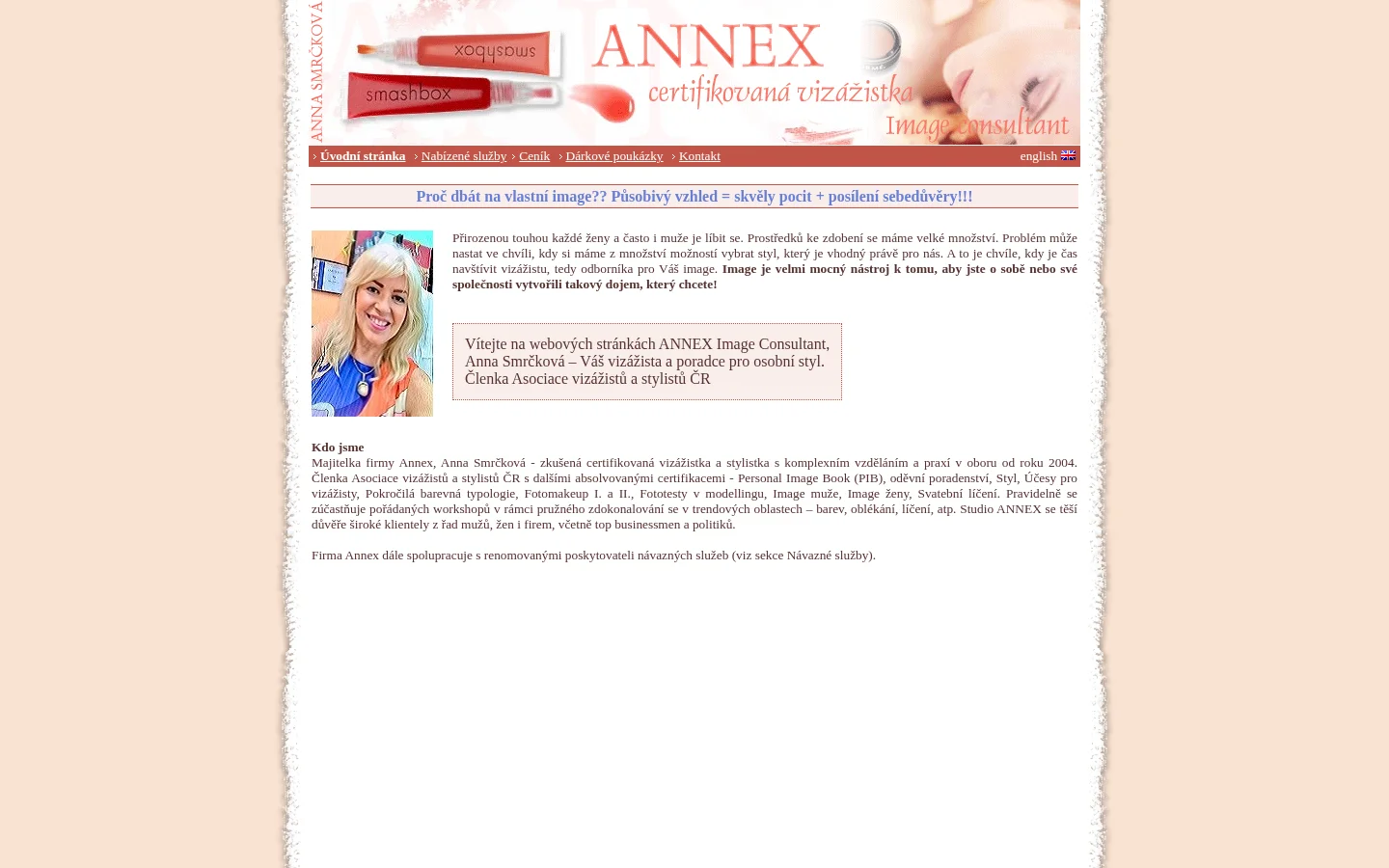 Anna Smrčková - ANNEX website