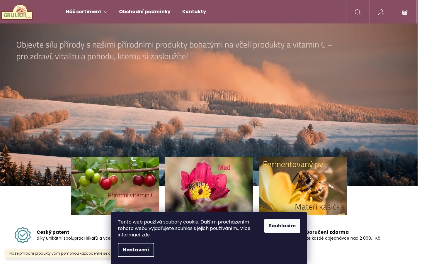 Grulich s.r.o. website