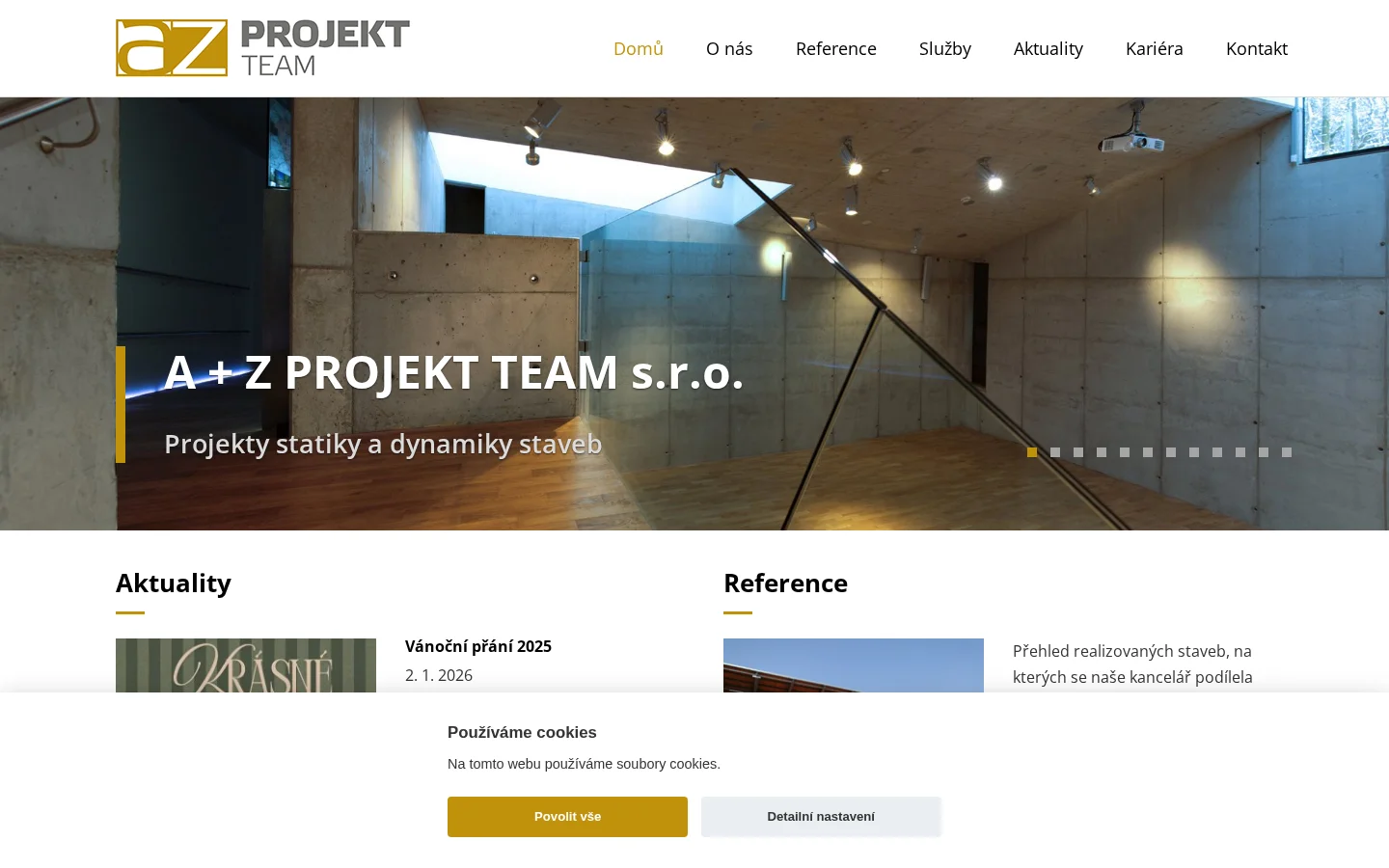 A + Z PROJEKT TEAM website