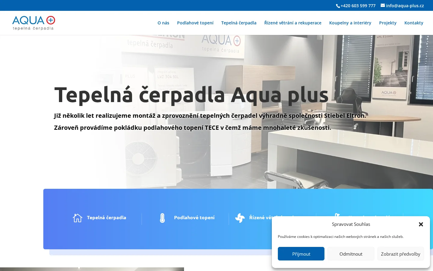 AQUA PLUS BOHEMIA, s.r.o. website