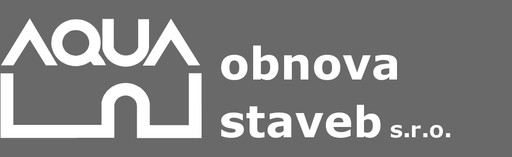 AQUA obnova staveb s.r.o. logo