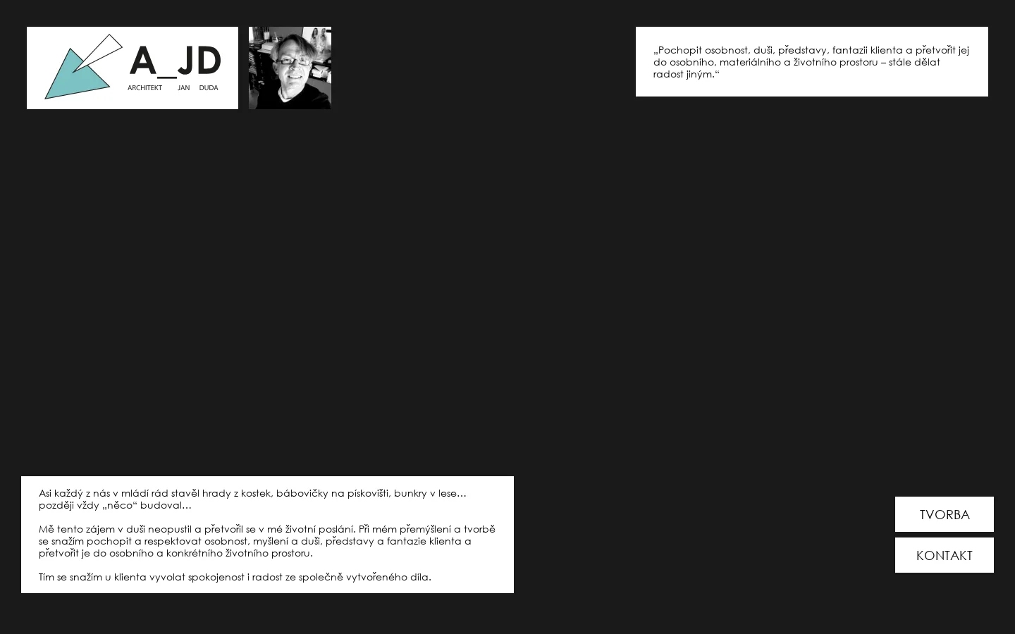 Ing. arch. Jan Duda website
