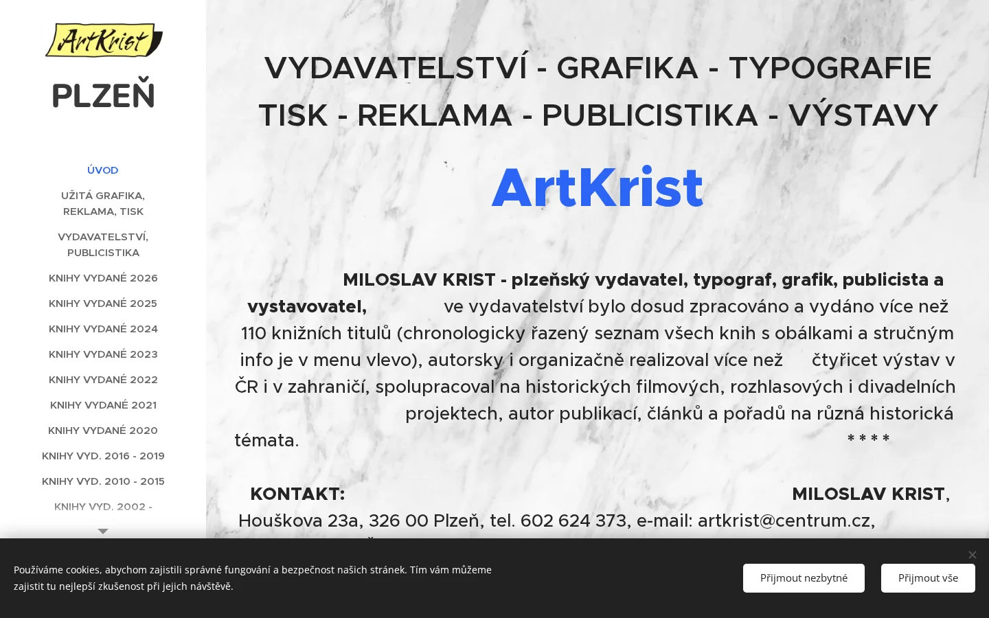 Miloslav Krist - ARTKRIST website