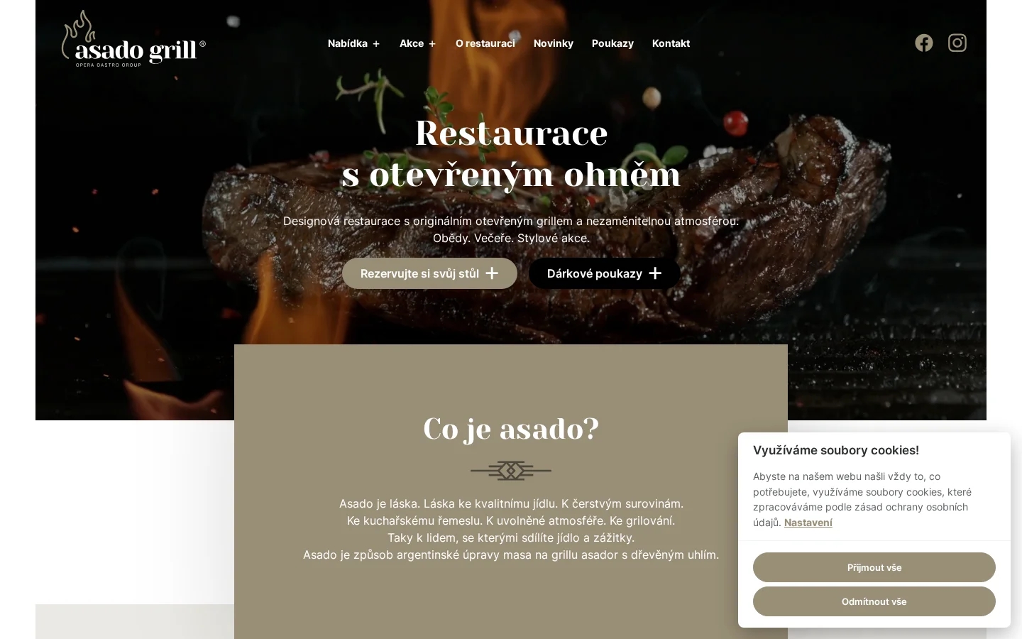 Asado grill website