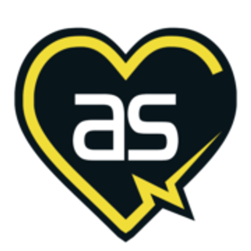 AS FITNESS logo