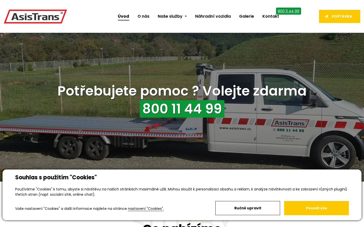 AsisTrans, s.r.o. website