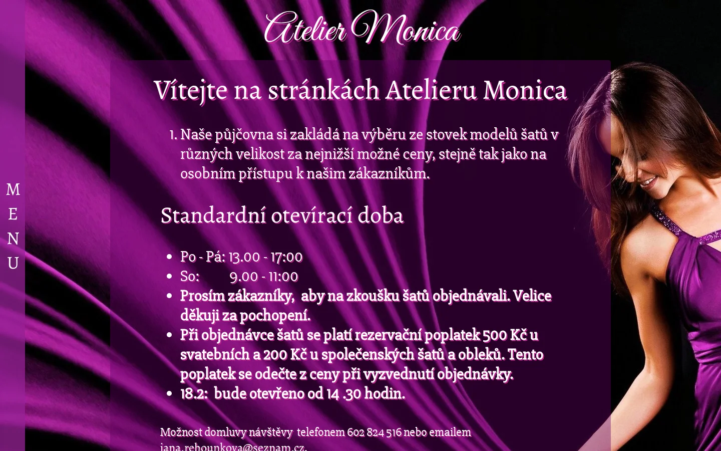 Atelier Monica website