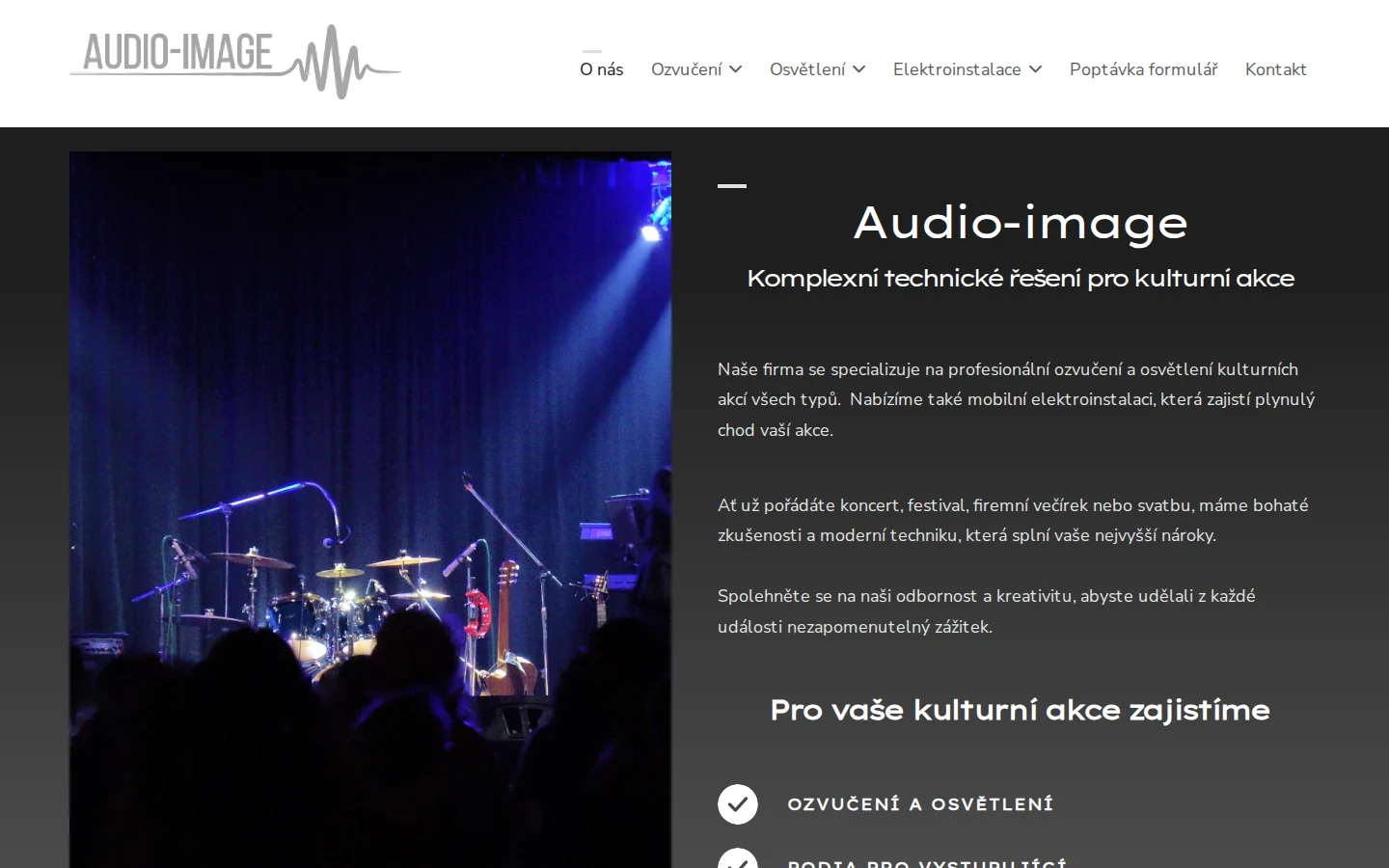 audio-image.cz website