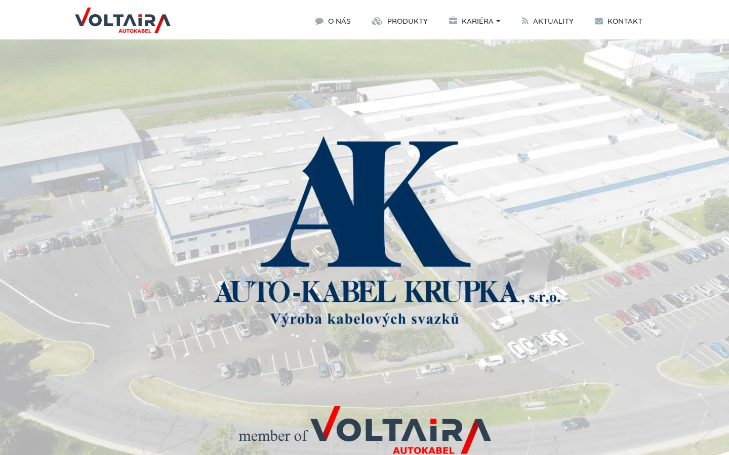 Auto - Kabel Krupka, s.r.o. website