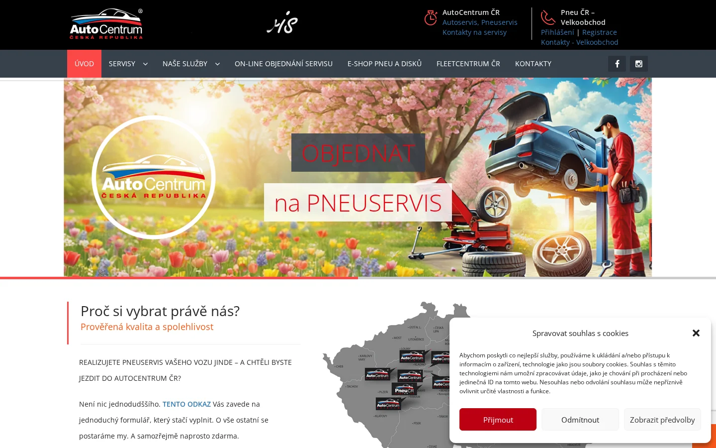 AutoCentrum ČR - Praha Chodov website