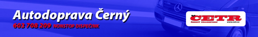 Josef Černý – Autodoprava ČETR logo