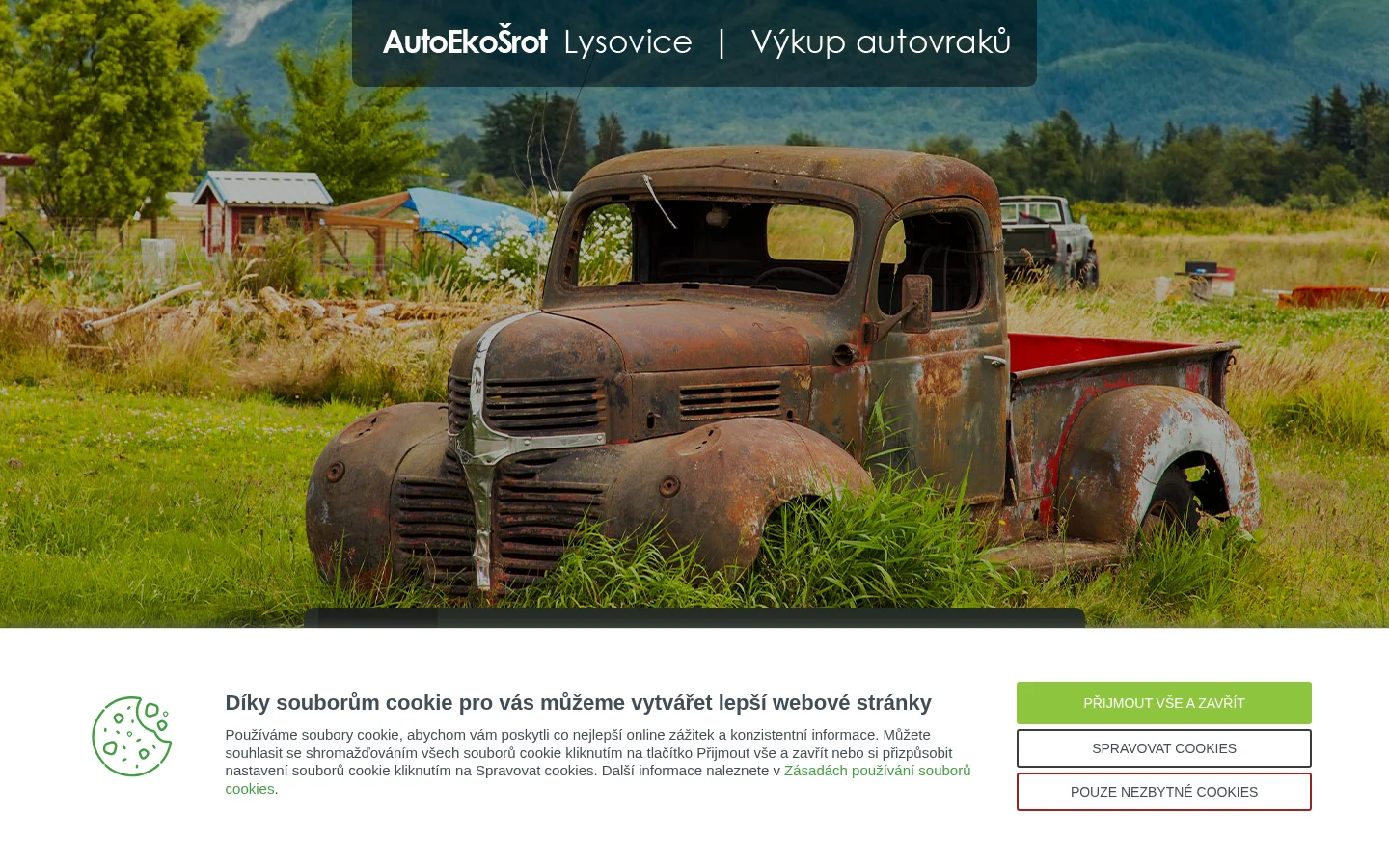 AutoEkoŠrot Lysovice website