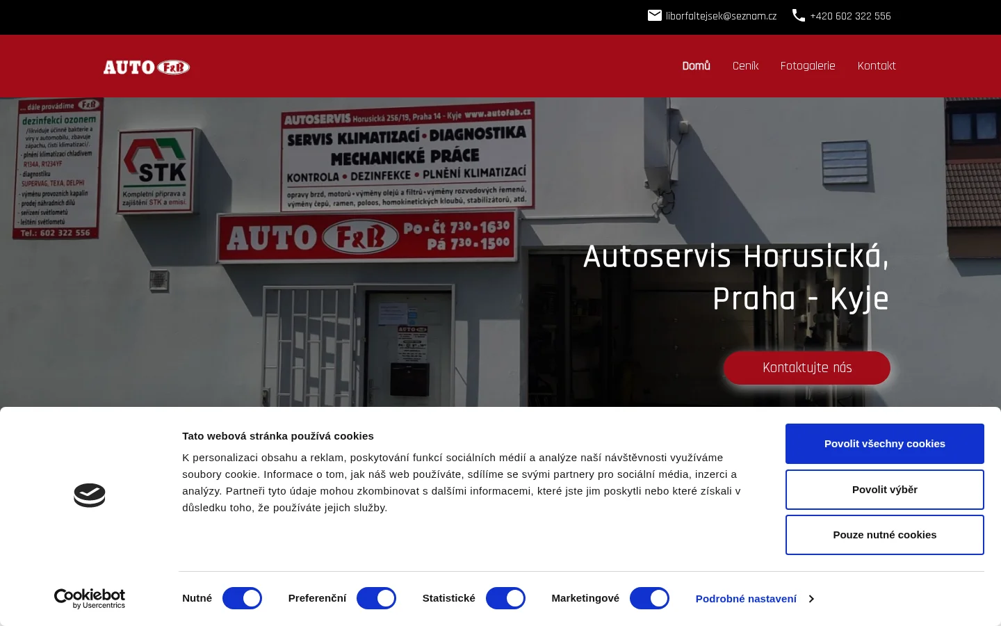AUTO F & B website