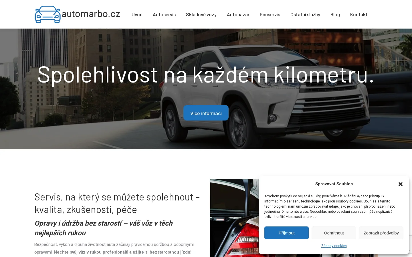 automarbo.cz website