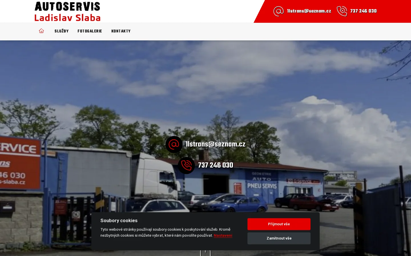 Autoservis Slaba website