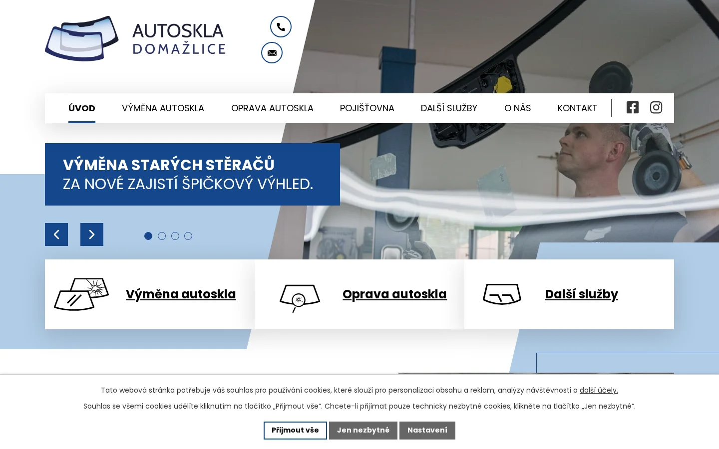 Autoskla Domažlice - Karel Pivoňka website
