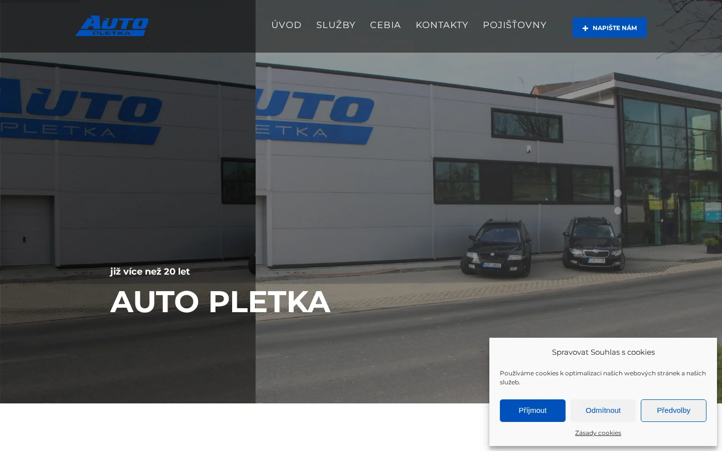 Auto Pletka website