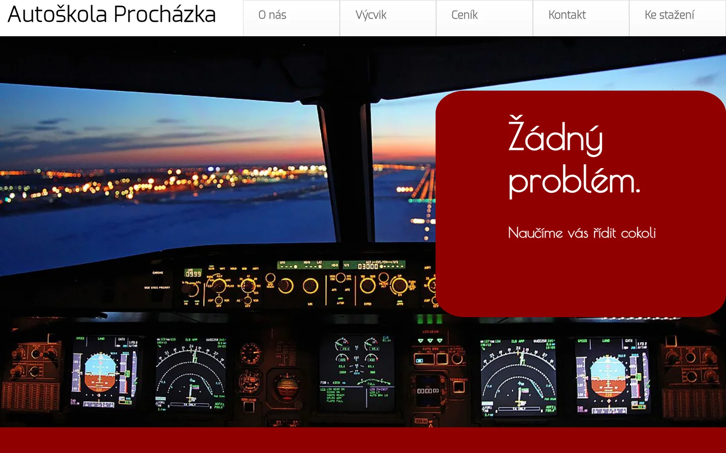 Autoškola Rudolf Procházka website