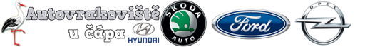 Autovrakoviště u čápa logo