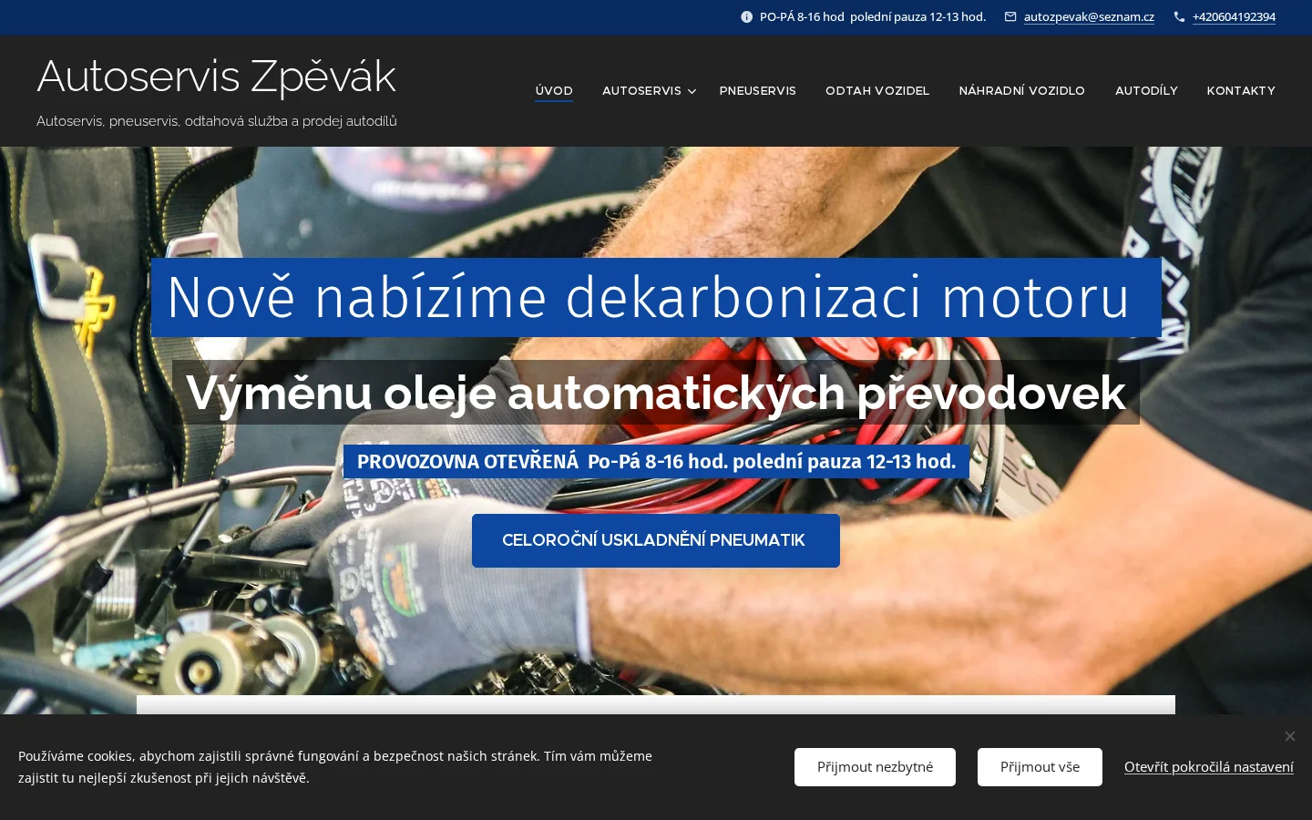 Autoservis Libor Zpěvák website
