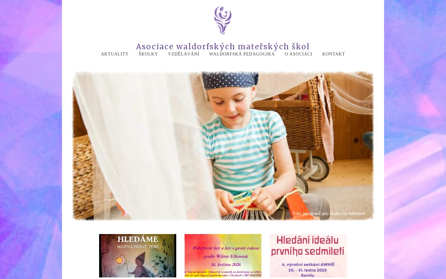 Asociace waldorfských mateřských škol České republiky website