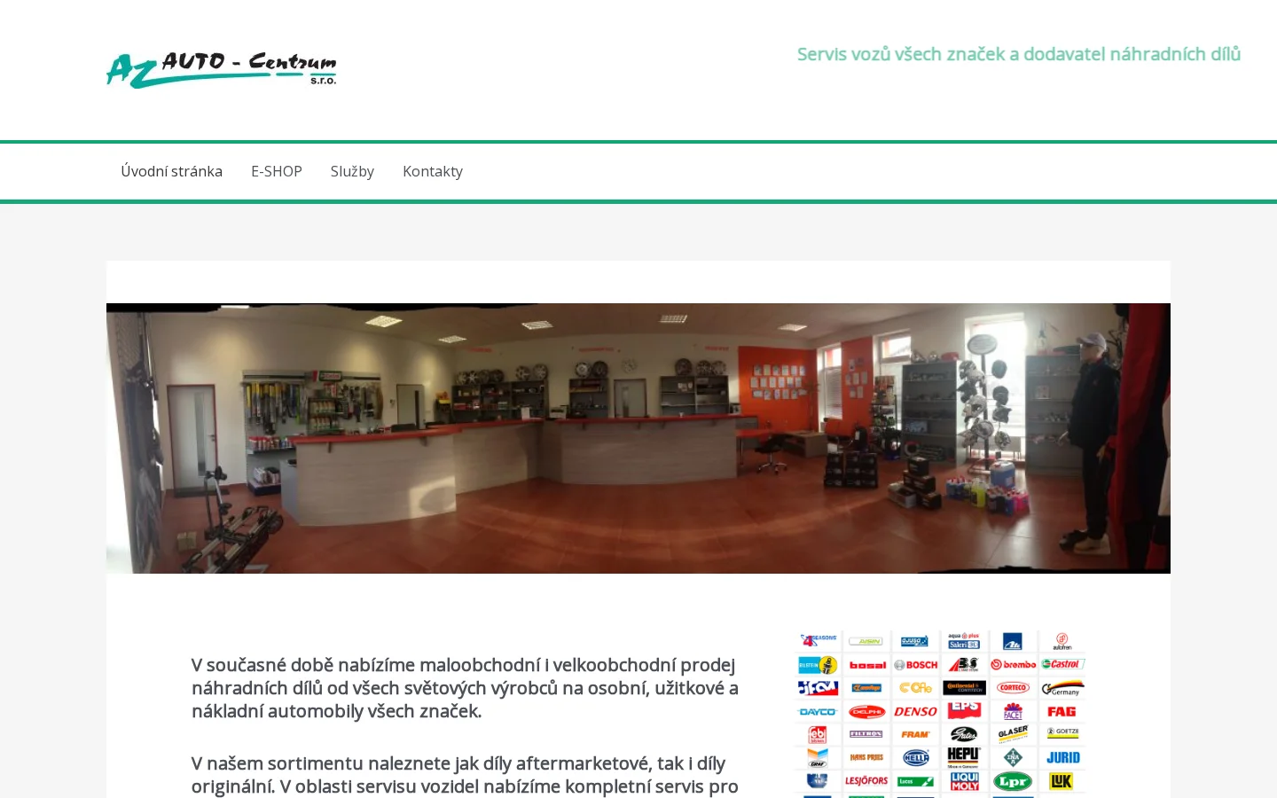 AZ AUTO - Centrum, s.r.o. website