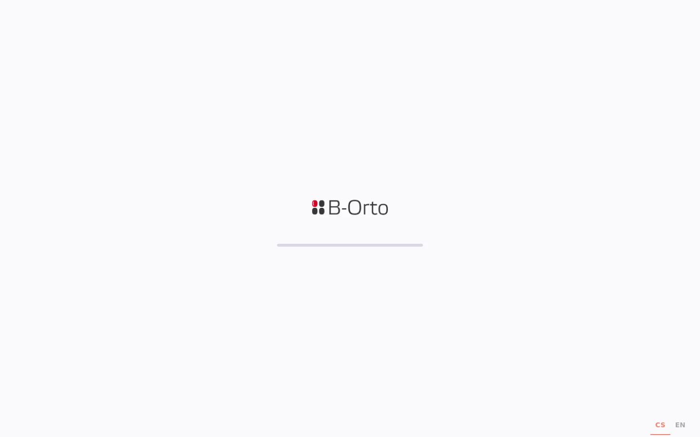 B - Orto, s.r.o. website