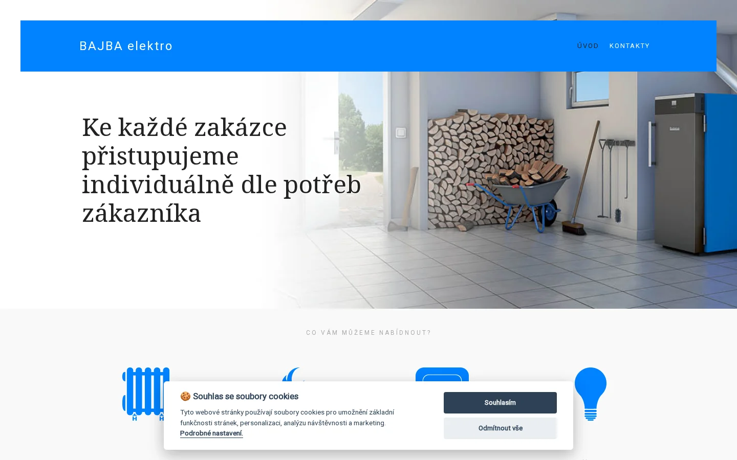 BAJBA elektro website