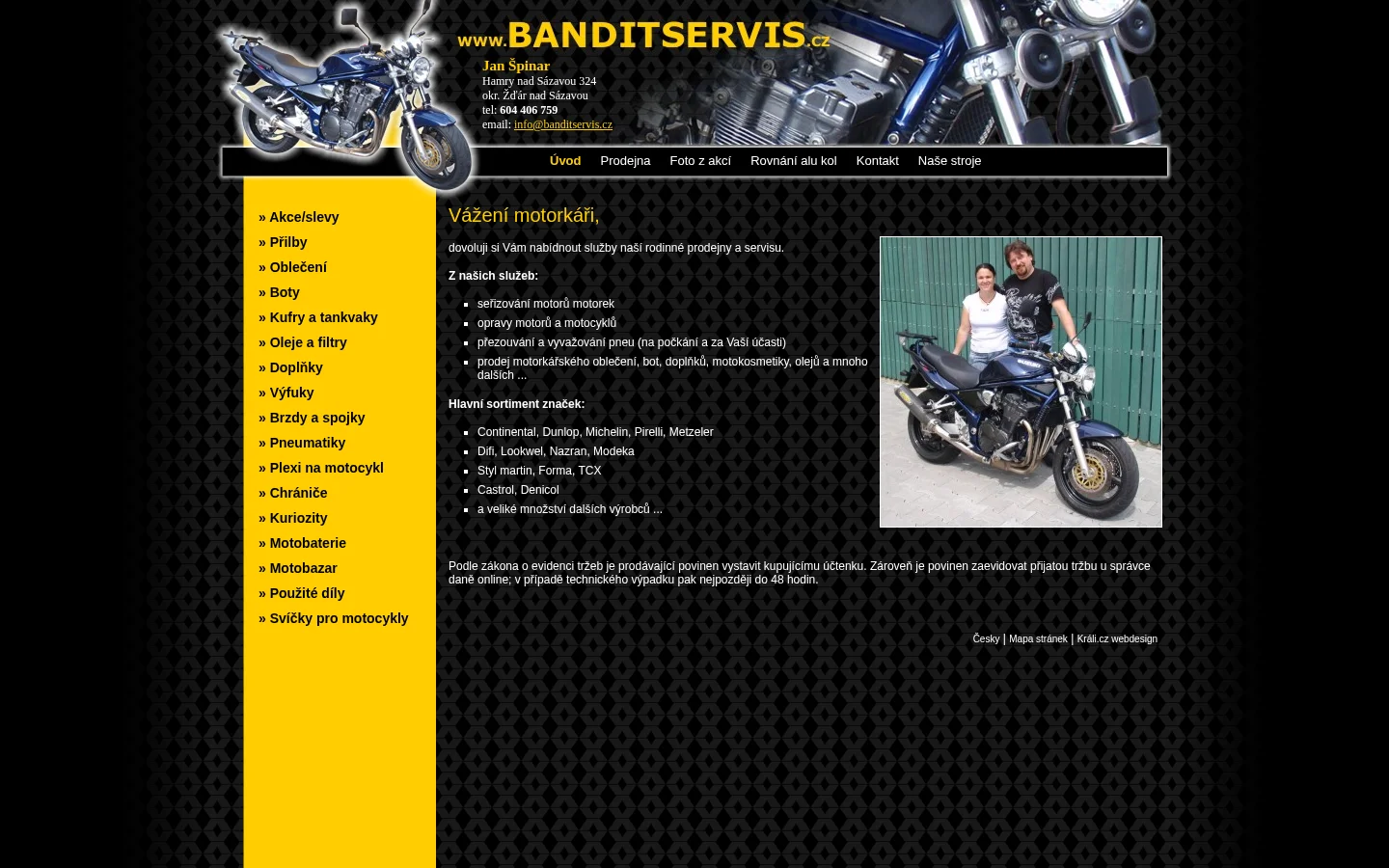 BANDITSERVIS website