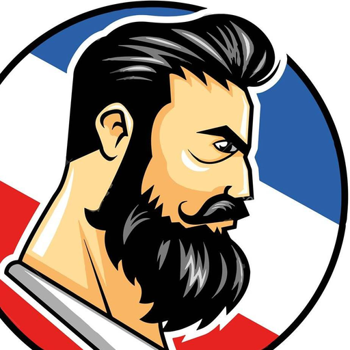 Barber shop pepe logo