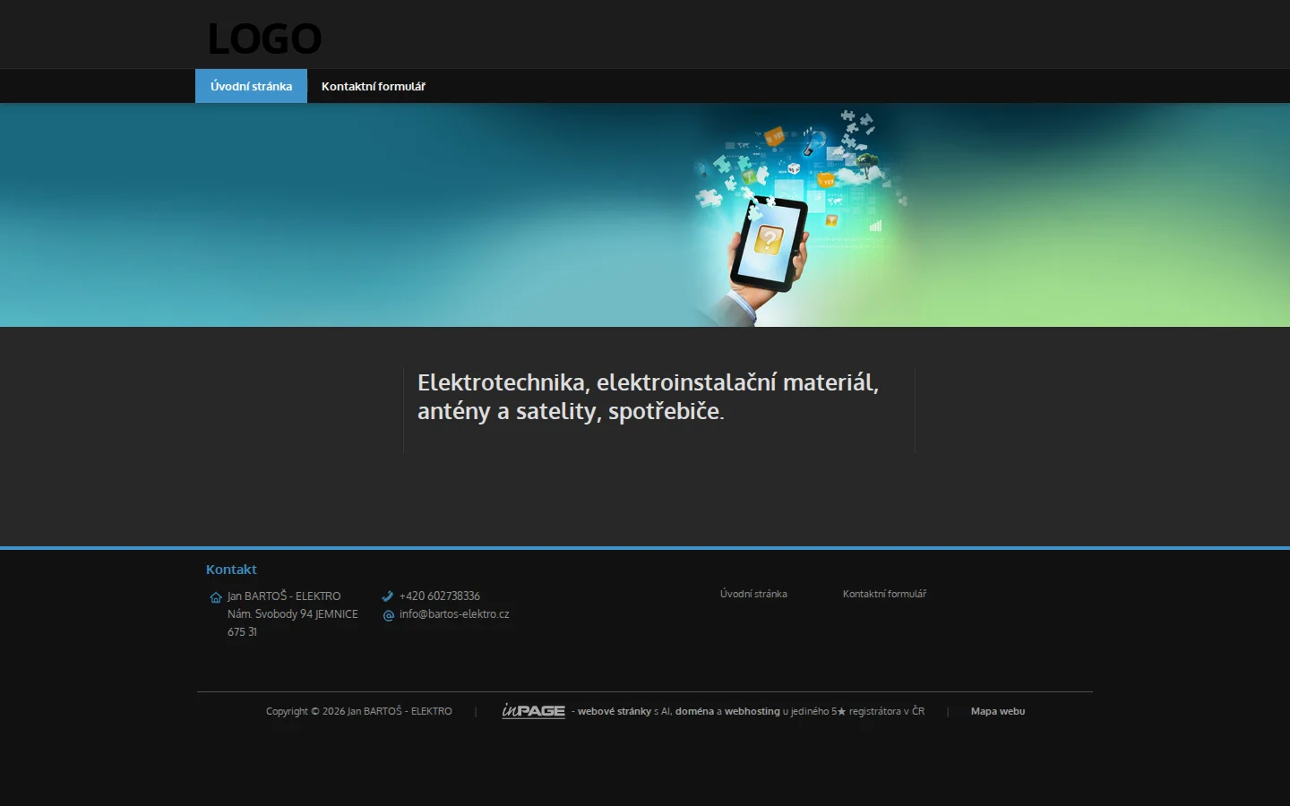 Bartos Elektro website