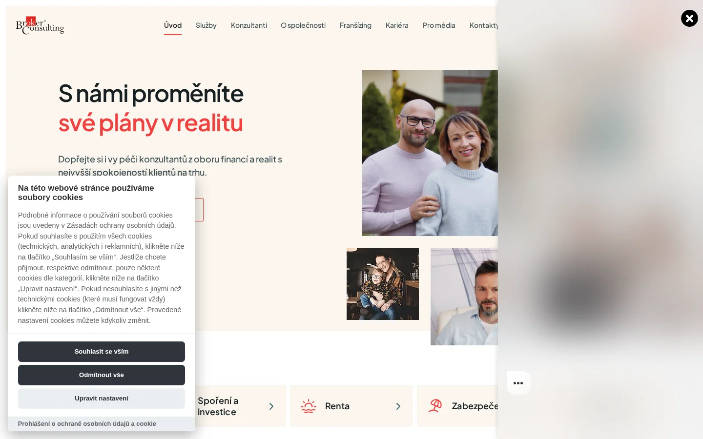 Broker Consulting website
